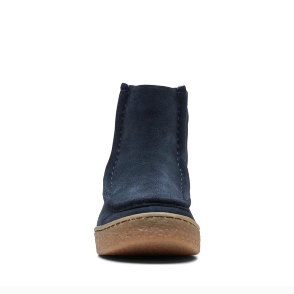 💙🔹️ CLARKS🔹️ Barleigh Pull On Boots navy for womens Size 7 - Picture 4 of 8